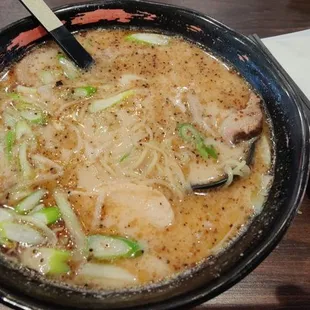 Tonkatsu Ramen with extra chicken