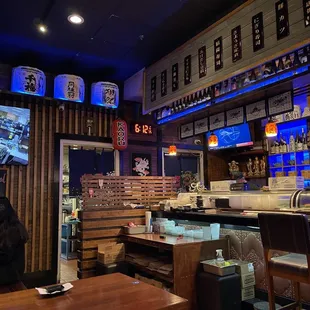 Interior of Kaoru Sushi in the Pacific East Mall in Richmond.