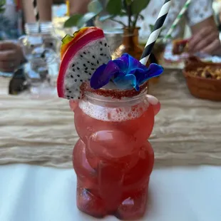 Dragon fruit margarita