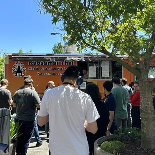 Super popular food truck for lunch!