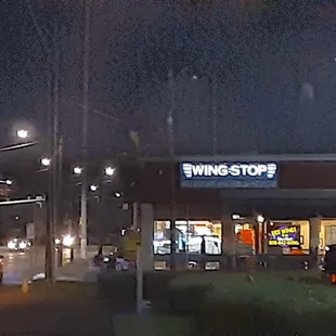 Wing Stop at Night