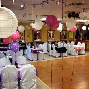 Private parties - this was a 1st birthday party for a girl