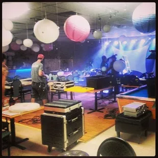 Install of new lighting August 2013