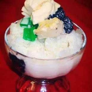 Halo halo dessert