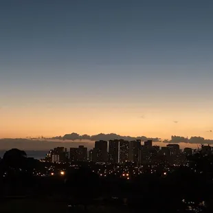 The end of another great day in paradise