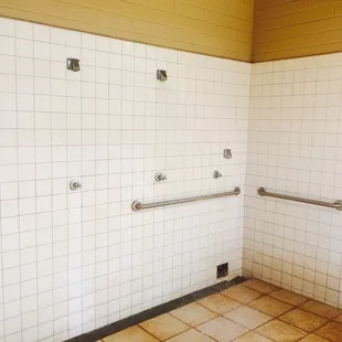 Out side showers, in pool area