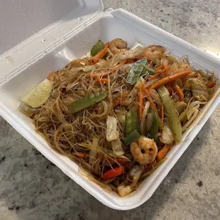 Shrimp Pancit Bihon