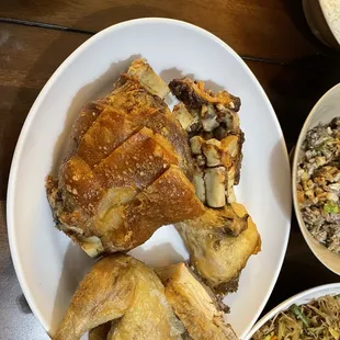 Crispy Pata and Max chicken