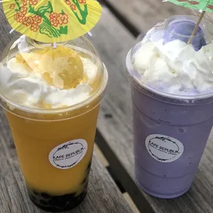 Mango Shake &amp; Purple Rain Shake