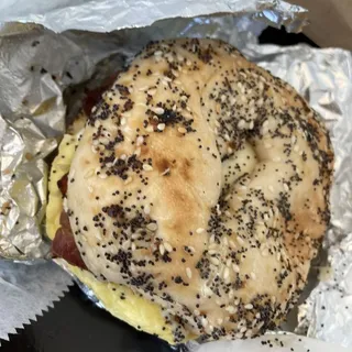 Bagel Egg, Bacon and Cheese