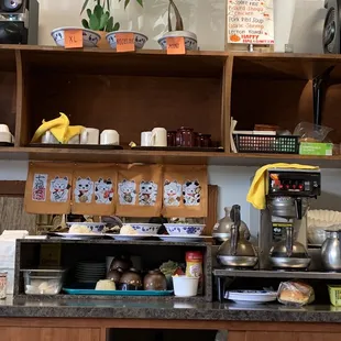 Food counter from boh