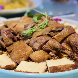 Shoyu duck with tofu