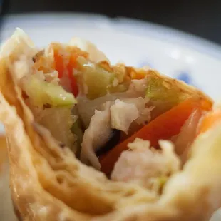 Bean curd roll w/ pork interior