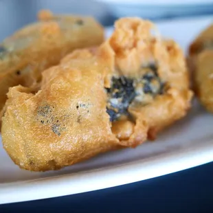 Seafood seaweed roll