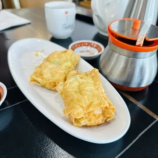 Seafood bean curd. Ordered steamed: got it deep fried