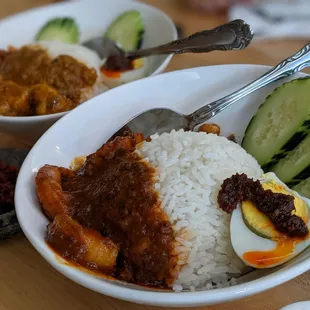 Nasi Lemak (Shrimp)