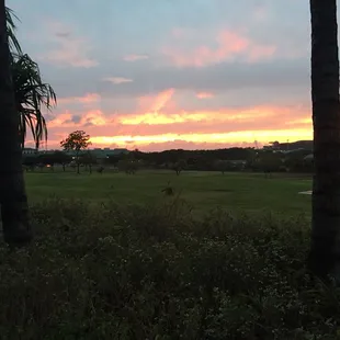 A beautiful sunset from Pu'uokapolei.