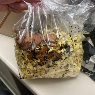 Small bag of hurricane popcorn (I ate some before I took this pic... whoops)