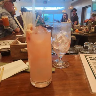 drink, sushi and sashimi