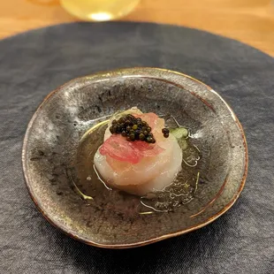 Sashimi Trio third course