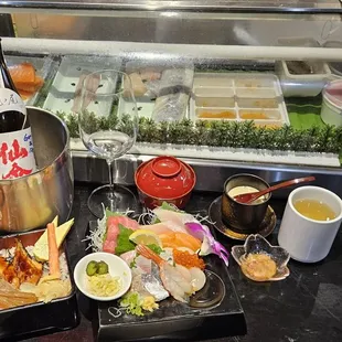 A plethora of Japanese seafood delights by Sushi Chef Terashima &amp; cooked foods by Chef Kawashima