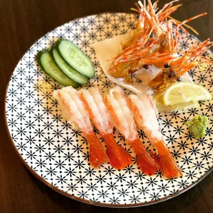 Sweet shrimp sushi