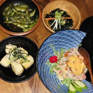 Edamame with Garlic Soy (Vg)(V)