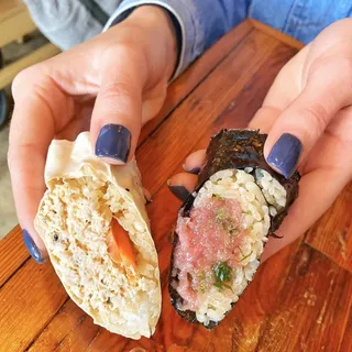 Toro & Scallion Handroll