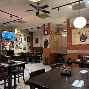 the interior of a restaurant