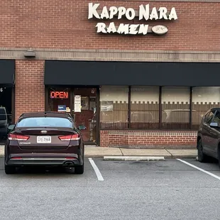 Front store sign