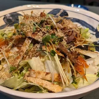 Salmon Skin Salad