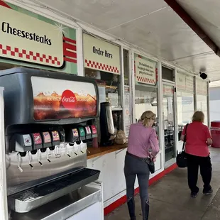 Front of restaurant