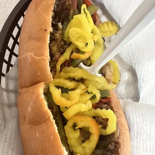 Ground Beef Cheesesteak