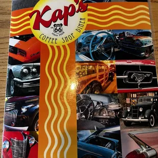 the menu