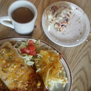 Kap's Breakfast Burrito Plate