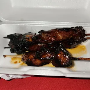 Pork BBQ - I took a bite and it's pretty good!