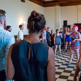 Group dance lessons available on site at your wedding or event