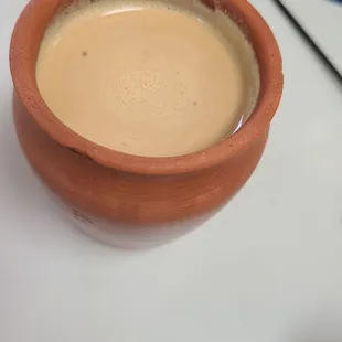 Matka chai is a dohd Pati chai very served in clay mug very famous back in Pakistan