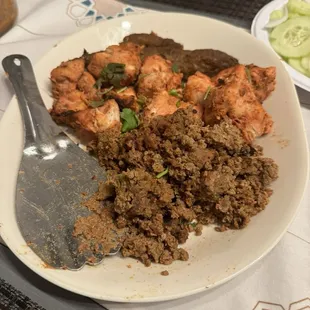 Beef Bihari, Chicken Bihari and Beef Seekh Kabab