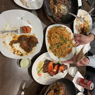 paella, food