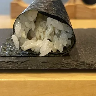 Crab handroll