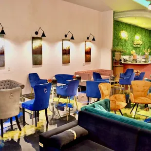 the interior of the restaurant