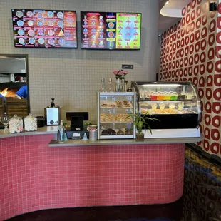 the interior of the restaurant