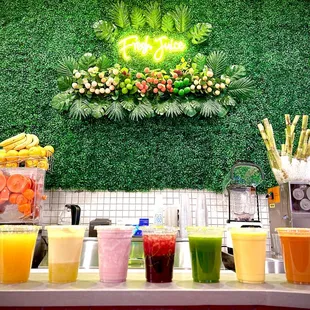 Fresh squeezed Juices