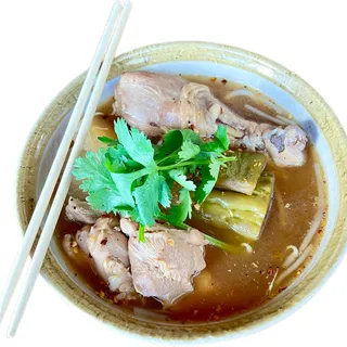 Braised Chicken Noodle Soup