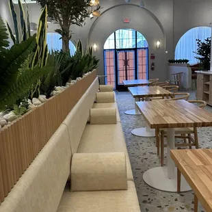 outside, sushi and sashimi