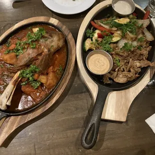 The Lamb Shank (GF) and the chicken are pretty good. We finished all of them!