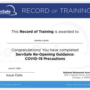 Sersafe Re-opening guidance covid -19 precaution