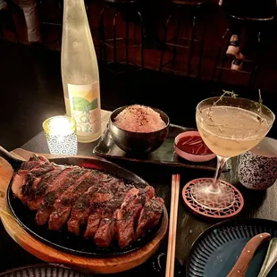 steak, food