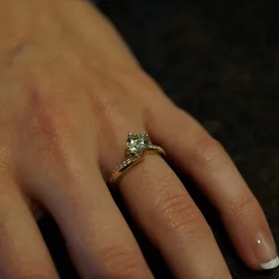 Andy helped my husband and me design my dream ring (with A. Jaffe's help)!